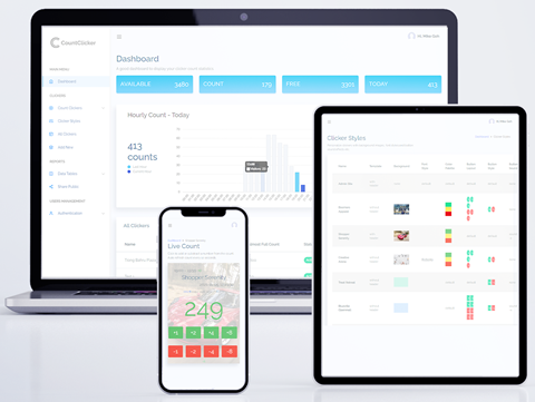 Use as people counters to track occupancy.
